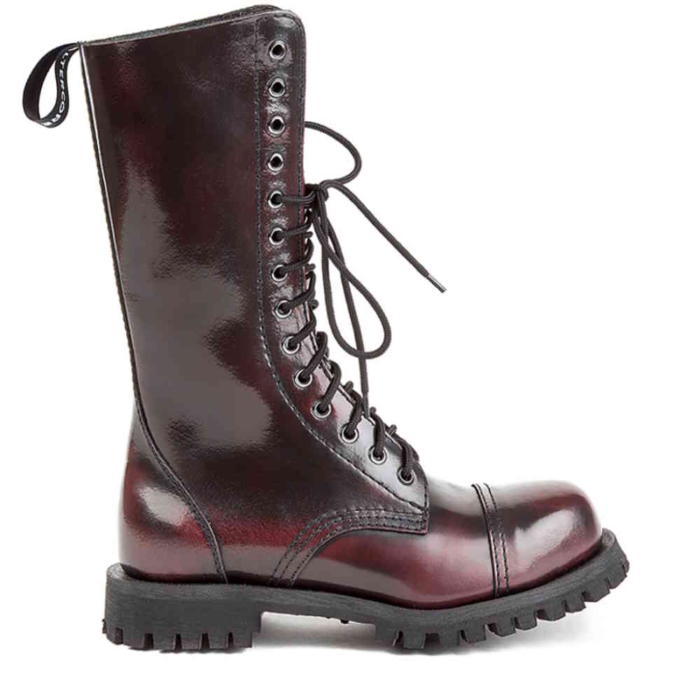 Altercore - 552 Bottes lacées - Bordeaux rouge